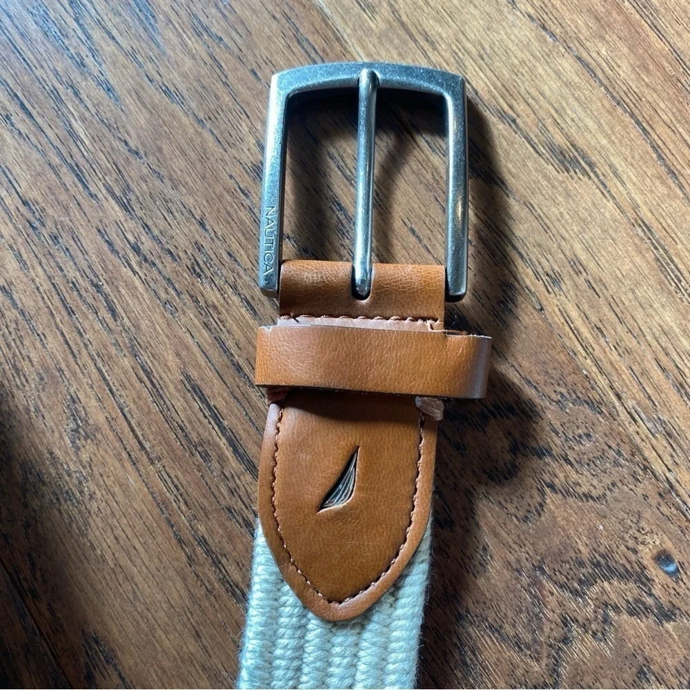 Nautica Jute Cord Belt Beige brown - Picture 4 of 9